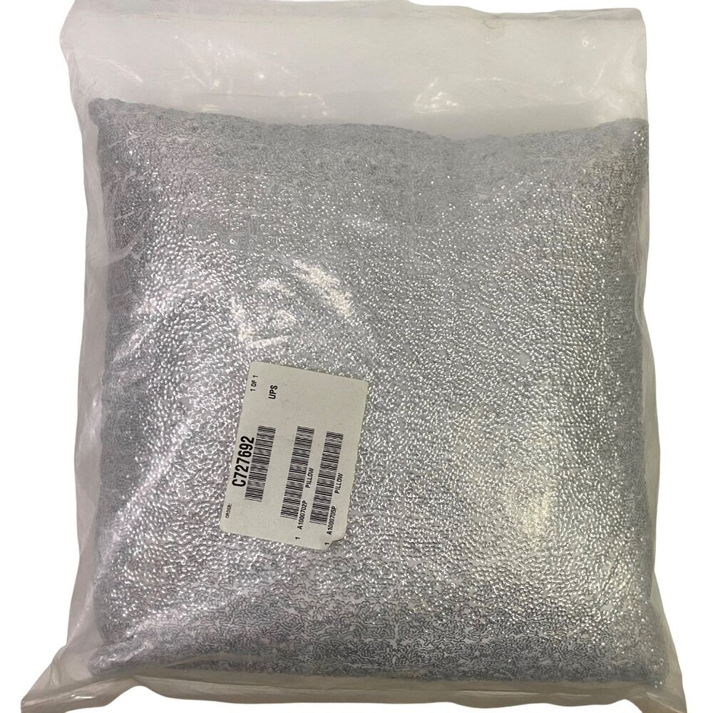 Ashley Furniture Gray Silver Sequin Bling Girly Decorative Throw Pillow
